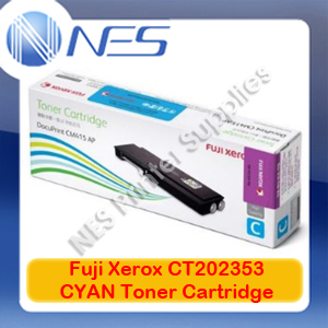 Fuji Xerox Genuine CT202353 CYAN High Yield Toner Cartridge for DocuPrint CM415/CM415AP (11K)
